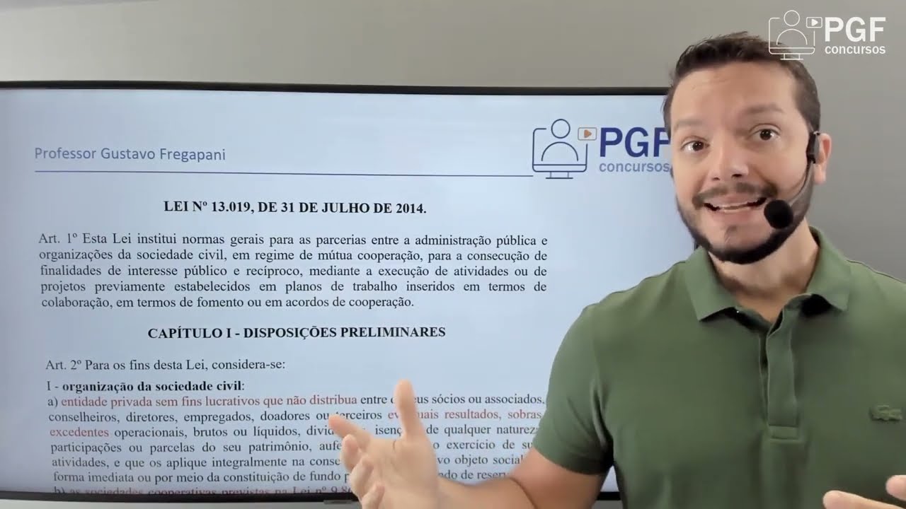 Lei n.º 13.019/2014 - Regime Jurídico das Parcerias - 1