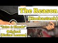 The Reason - Hoobastank | Guitar Lesson | Intro & Chords | (Acoustic)