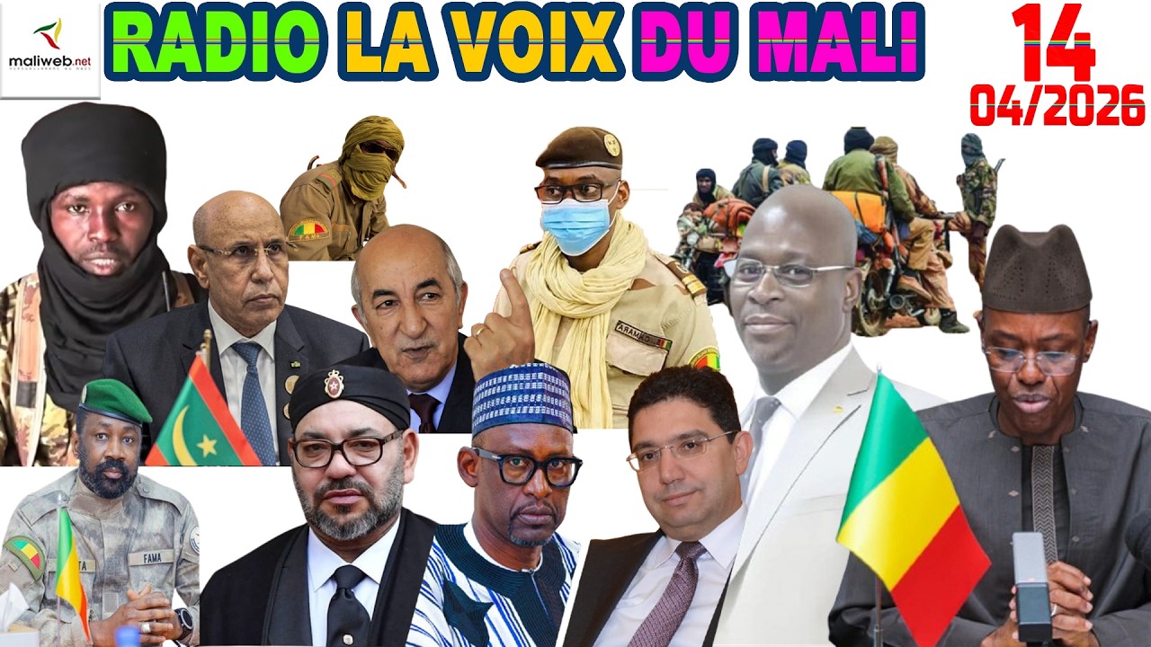 La Revue de Presse de la RADIO LA VOIX DU MALI du 14 Avril 2026