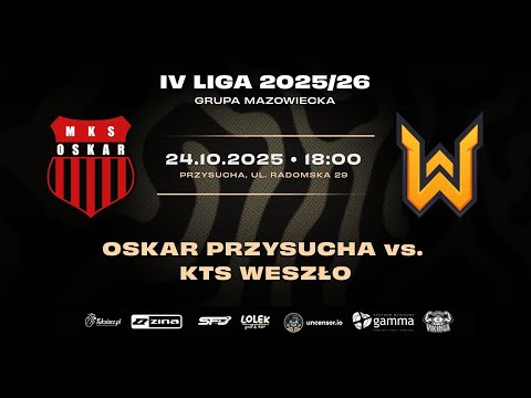 OSKAR PRZYSUCHA - KTS WESZŁO NA ŻYWO! TRANSMISJA MECZU 13 KOLEJKI IV LIGI MAZOWIECKIEJ