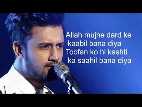 Allah mujhe dard Ke kabil bana diya Full Lyric Song