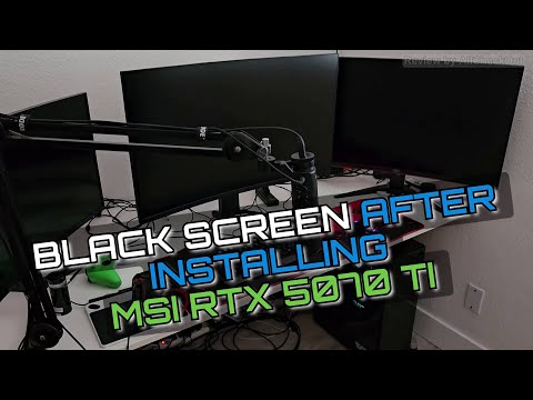 MSI RTX 5070 TI – Black Screen After Install? Best Quick Solution Here!