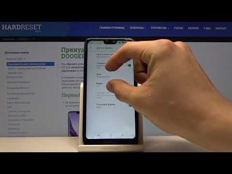 Как поменять дату и время на DOOGEE Y7  — Временные параметры