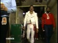 Queen backstage with the presence of Michael Jackson