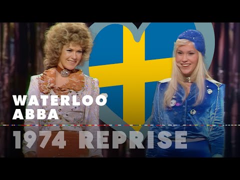 WATERLOO – ABBA (REPRISE - Sweden 1974 – Eurovision Song Contest HD)