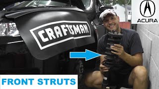 Acura TL Front Strut Replacement with Basic Hand Tools