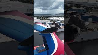 Epic Exhaust on Carnival Paradise in Port of Tampa Aug 10th 2025 #cruise #exhaust #tampa #cruiseship