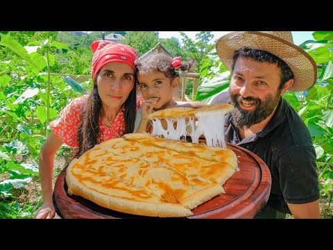 Cooking Cheese Potato Bread in a Faraway Village! No Oven, No yeast, No egg! But Delicious!