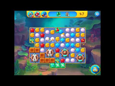 Fishdom level 6434 no boosters フィッシュダム ノーマル [Friend's]