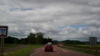 June Afternoon Drive Arbroath Road To Dundee Scotland