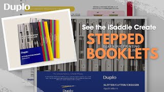 Stepped Booklets Made Easy with Duplo iSaddle 5.0