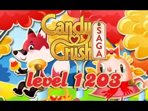 Candy Crush Saga Level 1203 - ★★★