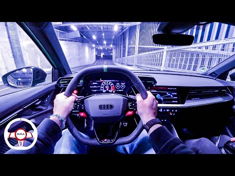 2025 AUDI RS3 Sportback (Facelift) 400HP NIGHT POV DRIVE Onboard (60FPS)