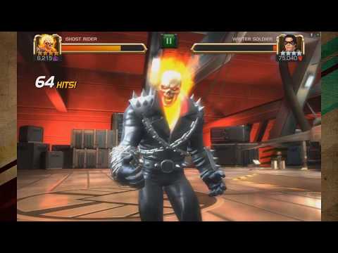 (4 Star, Rank 5, Unawakened) Ghost Rider vs Realm of Legends: Winter Soldier!!!