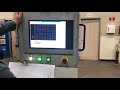 Flow water jet start up procedure