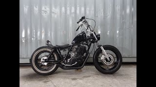 ☆車検令和9年3月迄 YAMAHA SR400 ナローチョッパースタイル シングルシート スポタン 全国配送可 ローン審査OK YouTubeにて動画見れます