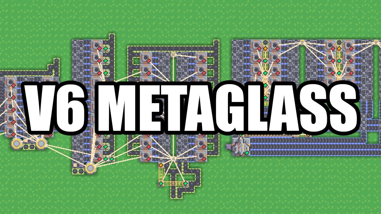 Mindustry | best metaglass schematics
