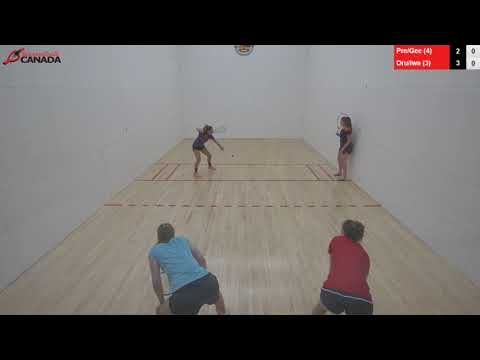 2018 Canadian Racquetball National Championships - Women's Doubles - Round Robin