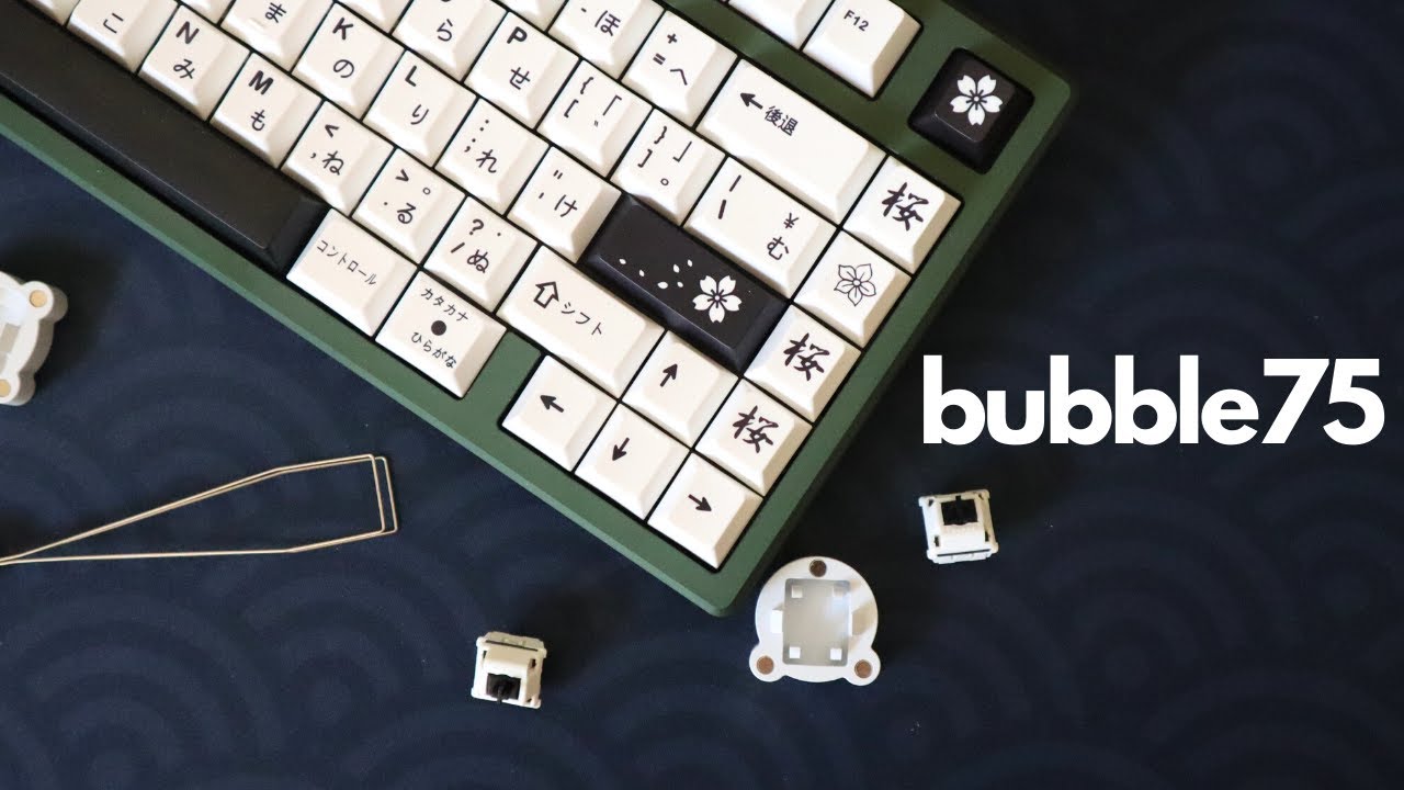 This Bubble Pops! | Bubble75 Keyboard Review and Sound Test with MT3 2048 Keycaps and Lychee Bobas