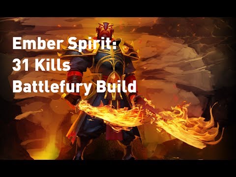 Dota 2: Guide to Battlefury Ember Spirit(31-3 KD)