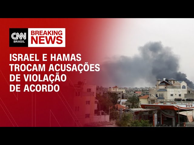 Israel acusa Hamas de atacar forças israelenses em Gaza | AGORA CNN
