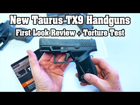 New Taurus TX9 Striker-Fired Handguns: First Look Review and Torture Test