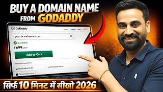 How To Buy Domain From Godaddy In 2026 | Domain Name Registration | Full Tutorial