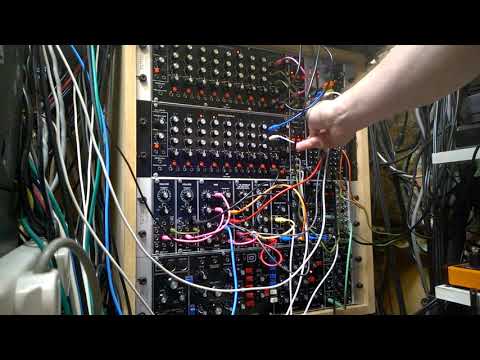 Пример использования модуля секвенсора Moog 960