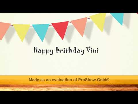 vini Happy Birthday song