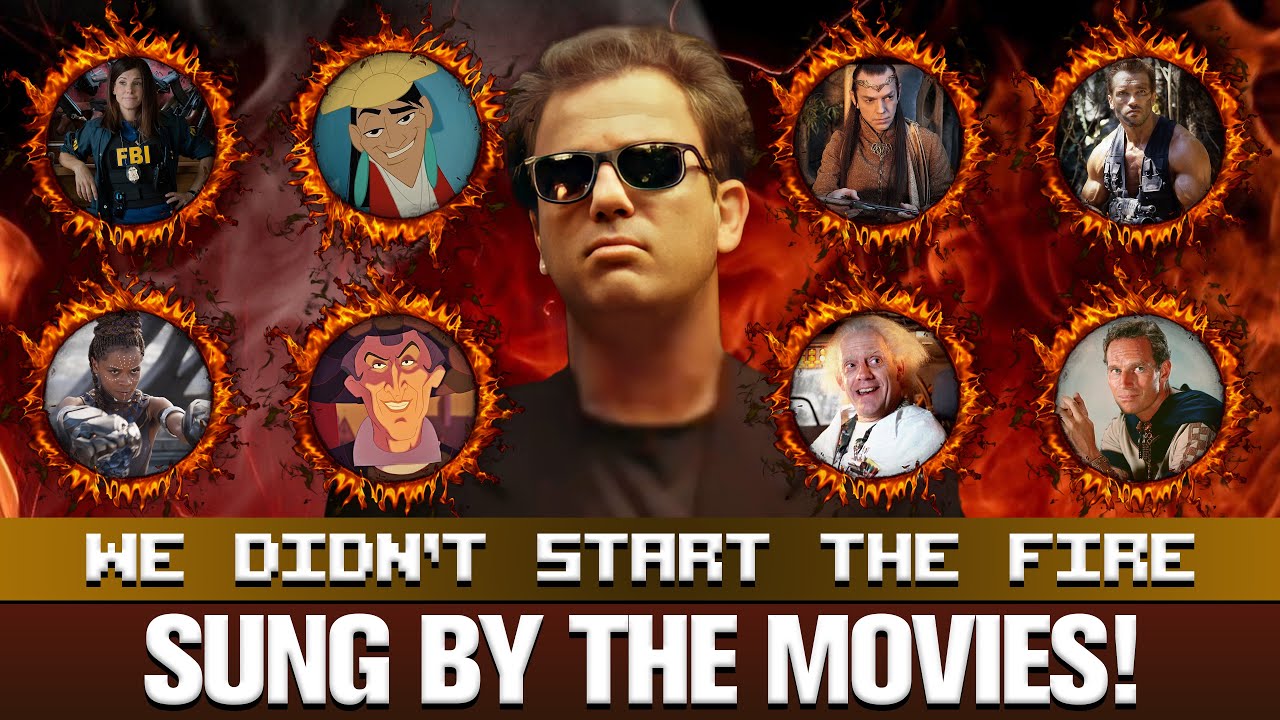 Billy Joel - WE DIDN'T START THE FIRE (Sung by 257 Movies!) - YouTube
