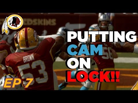 CAM GETS FLUSTERED!!  | Madden 19 Franchise - Washington Redskins | Ep 7