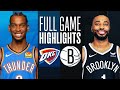 THUNDER at NETS | FULL GAME HIGHLIGHTS | January 5, 2024