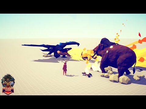 GIGANTIC DRAGON VS EVERY GOD GIANTS FACTION! | TABS - Totally Accurate Battle Simulator