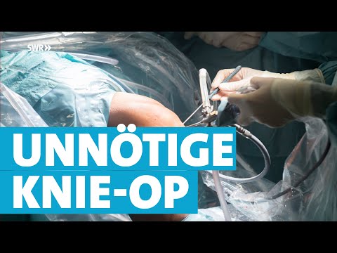 Knie-Operationen sind oft unnötig