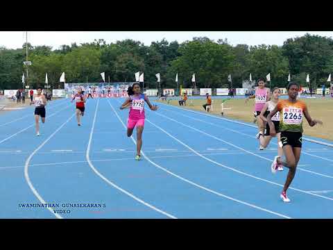 GIRL'S U16  400m RUN FINAL. 33rd National Junior Athletics Championships 2017