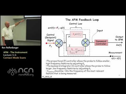 nanoHUB-U Fundamentals of AFM L3.5: AFM-The Instrument - Contact Mode Scans