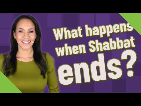 Shabat Ends
