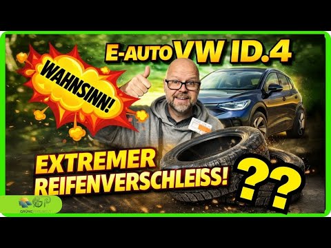 Electric cars = tire killers? VW ID.4 long-term test after 21,000 km & study check!