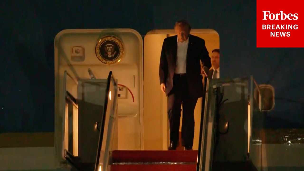Video | President Trump Arrives At JBA After G7 Meeting, Iran Deal Signing