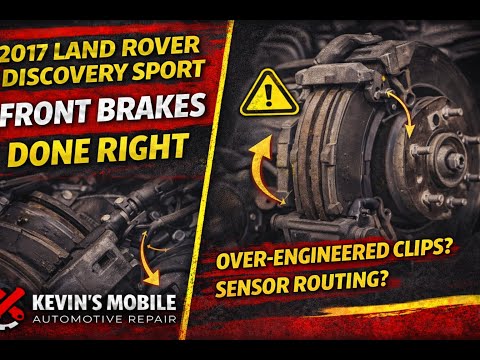 2015–2019 Land Rover Discovery Sport Front Brake Replacement DIY