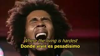 Video thumbnail of "Concrete Jungle - Bob Marley (LYRICS/LETRA) [Jamaican Version]"