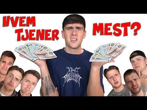 GÆT HVEM TJENER FLEST PENGE m. Gutterne