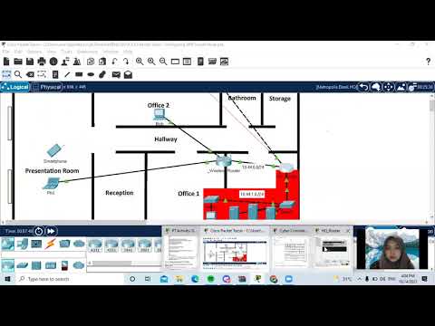 4.3.3.4 Packet Tracer - Configuring VPN Tunnel Mode