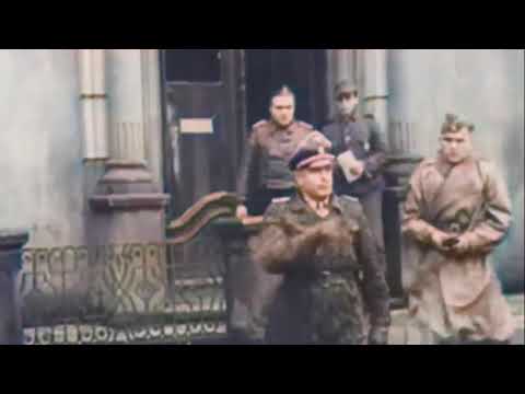 AI colorized footages (Waffen-ss) last stand /ww2 final battels 1945 German special unit