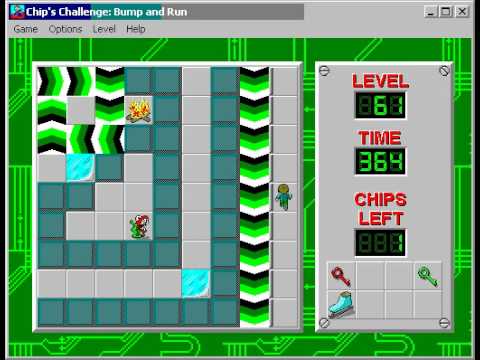 CCLP3 level 61 solution - 317 seconds