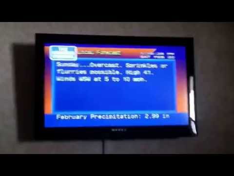 Final time I ever saw a real weatherstar 4000 in action :(