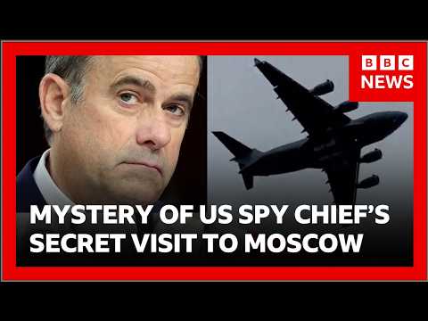 Mystery of US spy chief’s secret visit to Moscow | BBC News