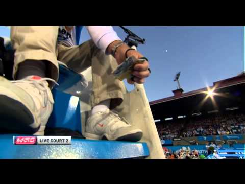Henri Leconte & Yannick Noah Bribe Umpire - World Tennis Challenge 2014