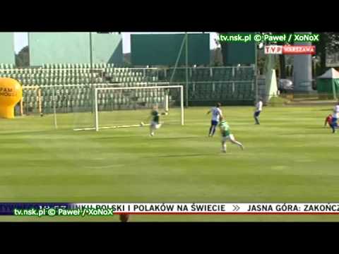 tv.nsk.pl 2012-08-25 Warta Poznań - Dolcan Ząbki 2-2 (0-0) bramki konferencja