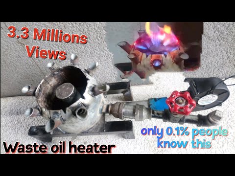 It took me 20 Years to Learned this brilliant idea of Waste oil burner/Waste oil heater